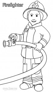 Free Community Helper Coloring Pages