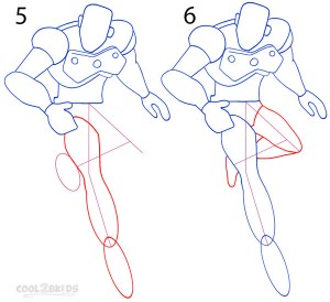 How To Draw Iron Man Step 3