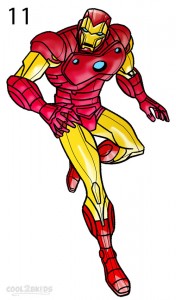 How To Draw Iron Man Step 6