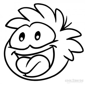Puffle Coloring Page