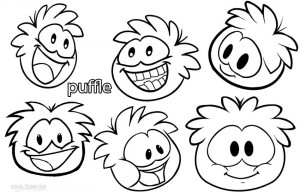 Puffle Coloring Pages Pictures