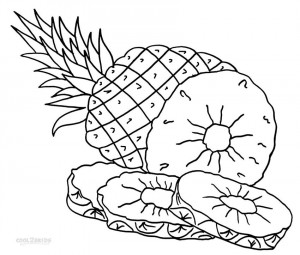 Free Printable Pineapple Coloring Pages