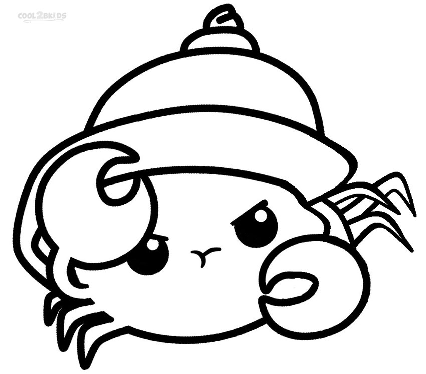 Printable Hermit Crab Coloring Pages For Kids | Cool2bKids