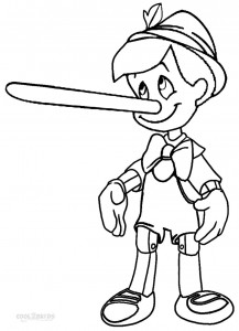 Pinocchio Coloring Page