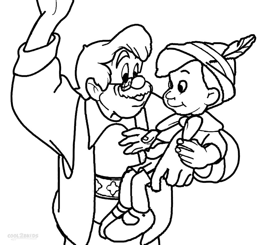 Download Printable Pinocchio Coloring Pages For Kids