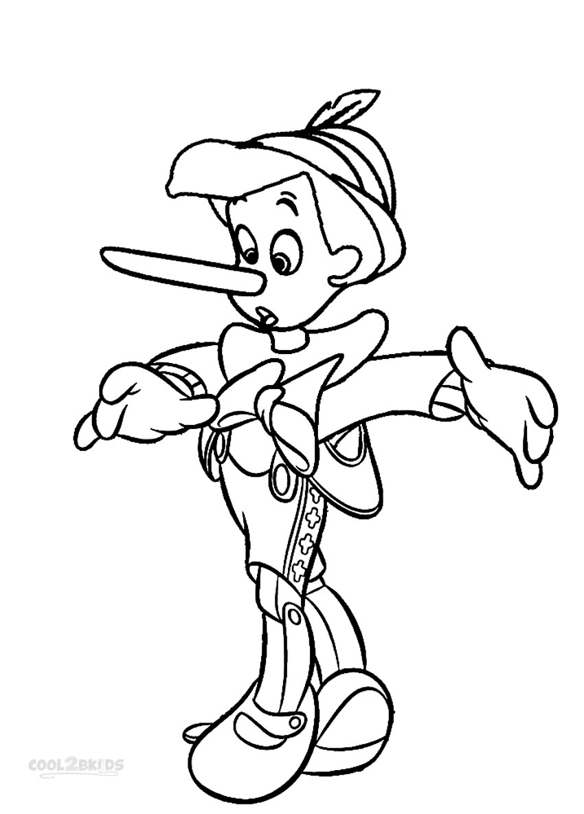 Download Printable Pinocchio Coloring Pages For Kids
