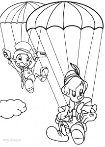 Pinocchio Free Coloring Sheets