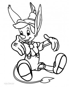 Pinocchio Printable Coloring Pages