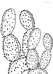 Cactus Coloring Pages to Print