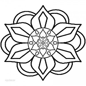Coloring Pages of Rangoli