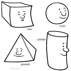 Free Printable Shapes Coloring Page