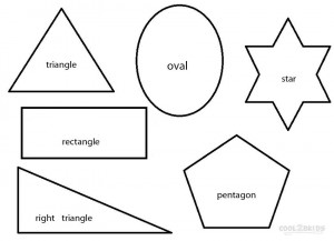 Printable Free Shapes Coloring Pages