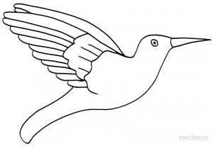 Printable Hummingbird Coloring Pages
