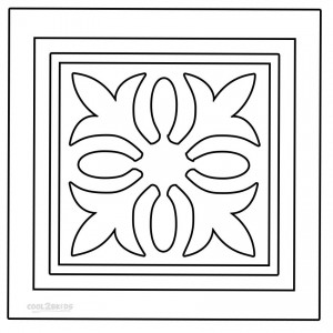 Rangoli Coloring Pages Printable