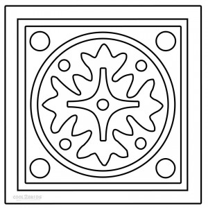 Rangoli Coloring Pages to Print