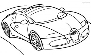 Bugatti Coloring Page