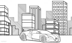 Bugatti Coloring Pages for Kids