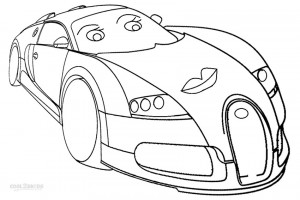 Coloring Pages of Bugatti