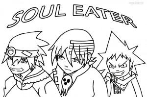 Free Soul Eater Coloring Pages