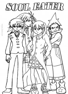 Soul Eater Coloring Pages