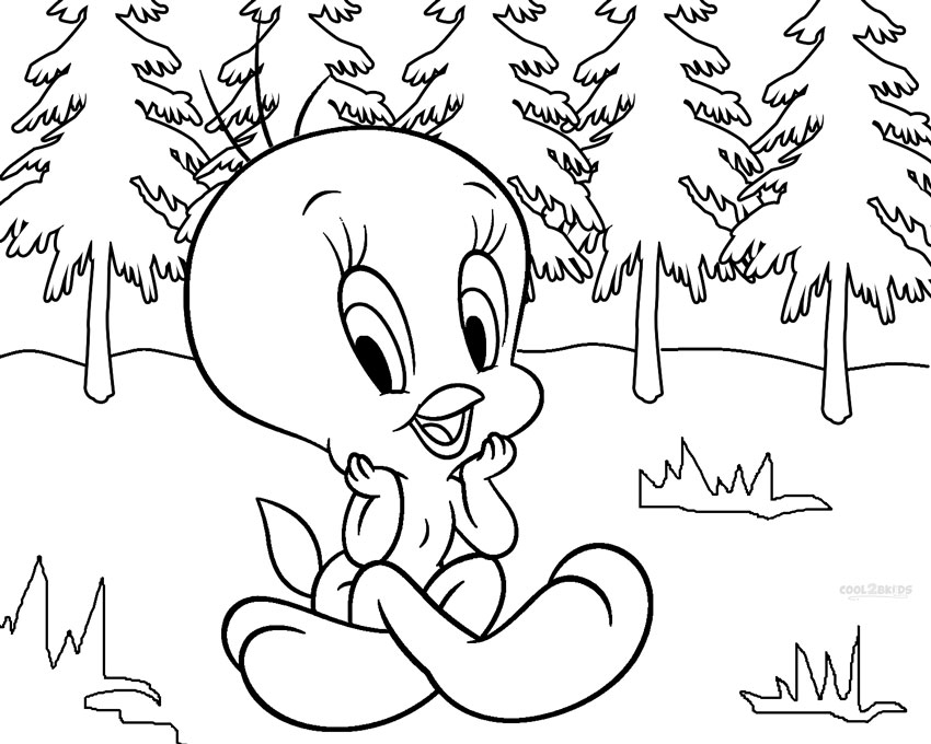 Download Printable Tweety Coloring Pages For Kids