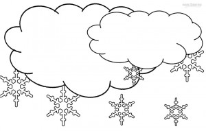 Cloud Coloring Pages for Kids