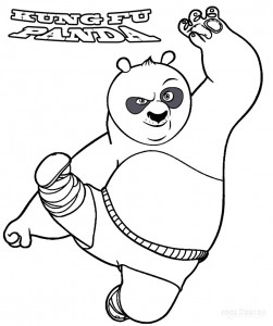 Coloring Pages of Kung Fu Panda