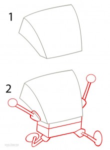 How to Draw Spongebob Step 1