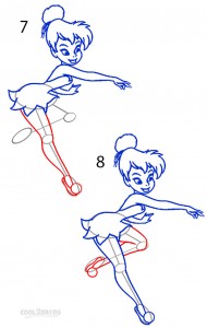 How to Draw Tinkerbell Step 4