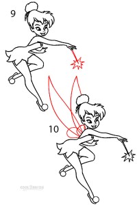 How to Draw Tinkerbell Step 5