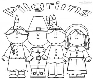 Indian Pilgrims Coloring Pages