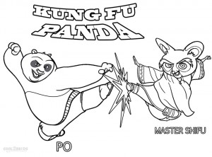 Kung Fu Panda Coloring Pages for Kids