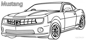 Mustang Coloring Pages Printable