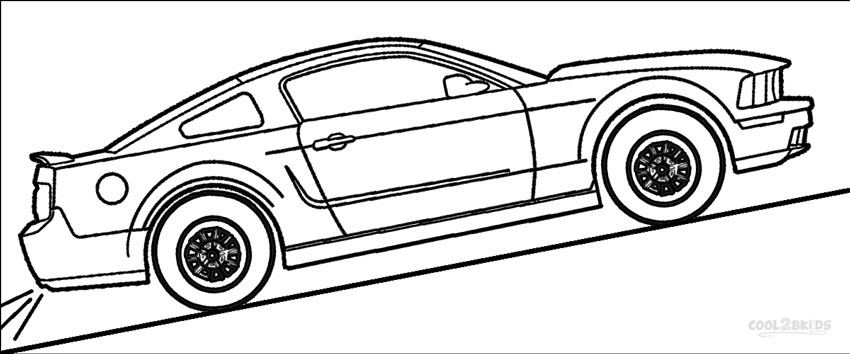 Coloring Pages Of Mustangs 10