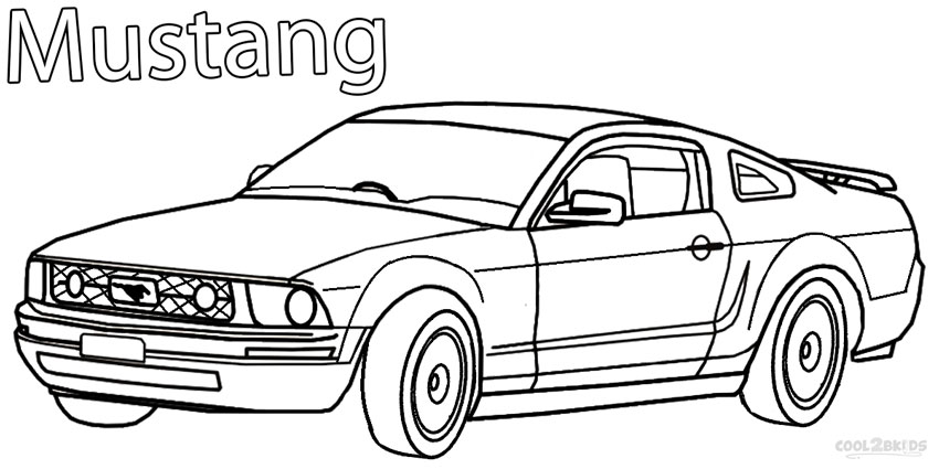 Printable Mustang Coloring Pages For Kids | Cool2bKids