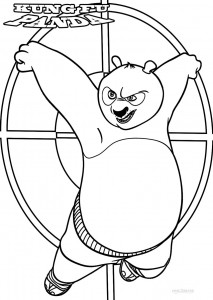 Printable Kung Fu Panda Coloring Pages