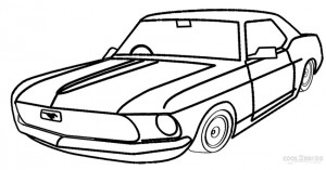 Printable Mustang Coloring Pages