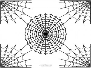 Spider Web Coloring Pages Printable