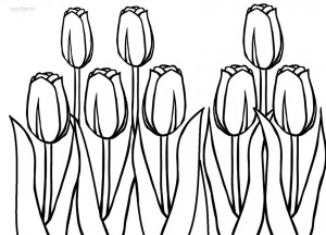 Tulip Coloring Pages to Print