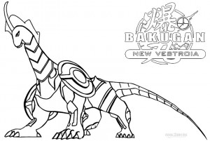 Bakugan Coloring Page