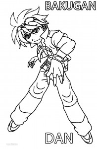 Bakugan Dan Coloring Pages