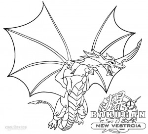 Bakugan Drago Coloring Pages