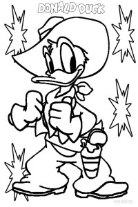 Donald Duck Coloring Pages