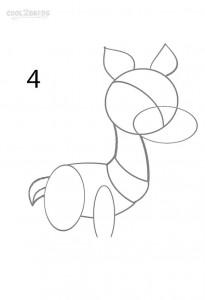 How to Draw a Reindeer Step 4