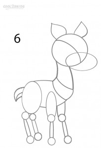 How to Draw a Reindeer Step 6