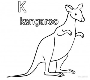 Kangaroo Coloring Pages Printable