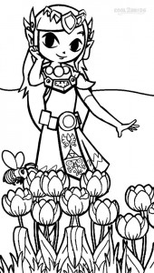 Princess Zelda Coloring Pages