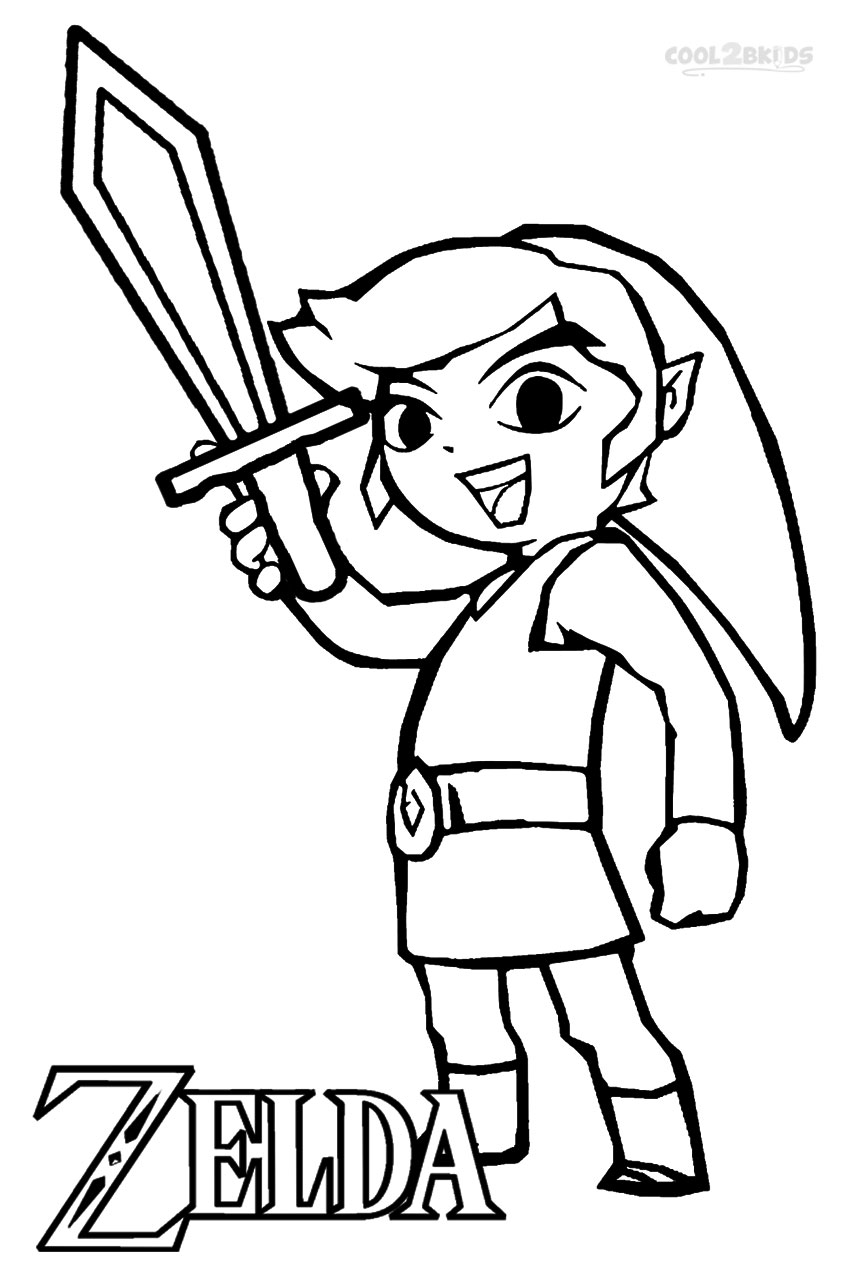 Zelda Coloring Pages 2