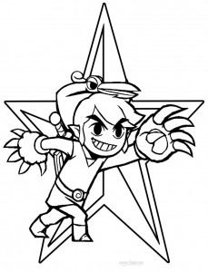 Zelda Coloring Page