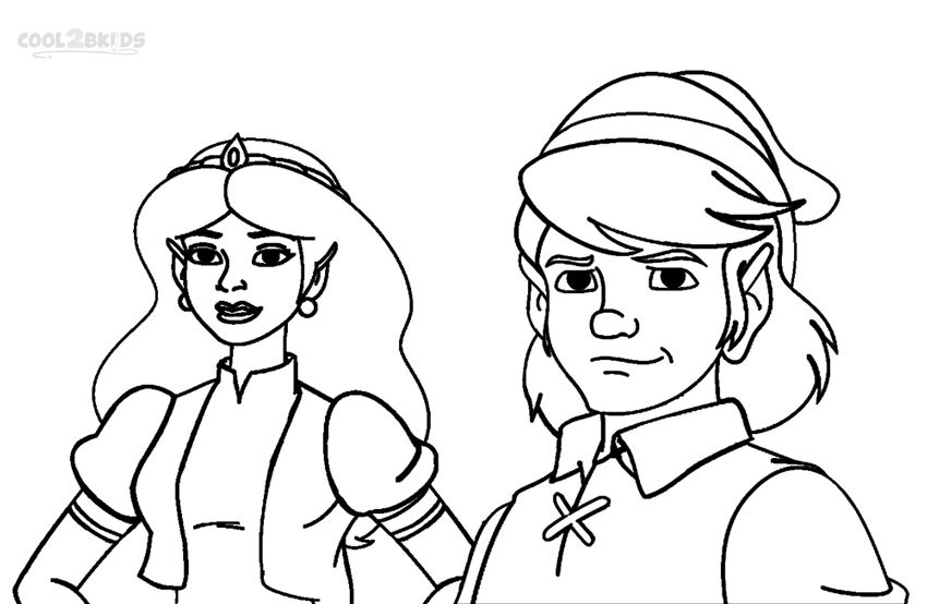 Printable Zelda Coloring Pages For Kids